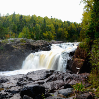 upper falls on brule river