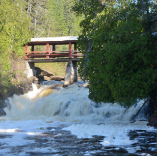 lower poplar river waterfall